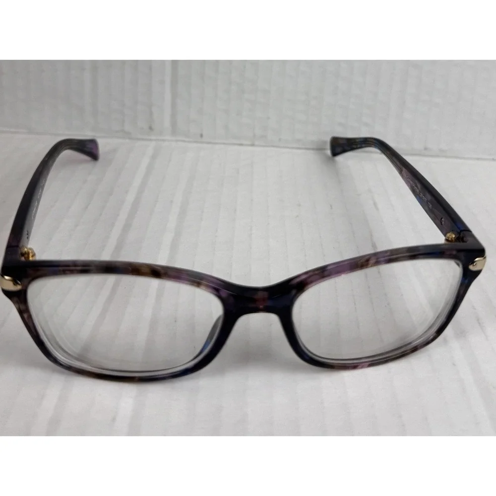 COACH HC 6065 5288 CONFETTI PURPLE GOLD AUTHENTIC FRAMES EYEGLASSES 51-17 K1